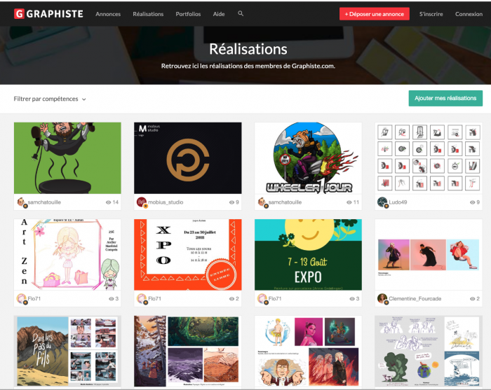 graphiste site internet